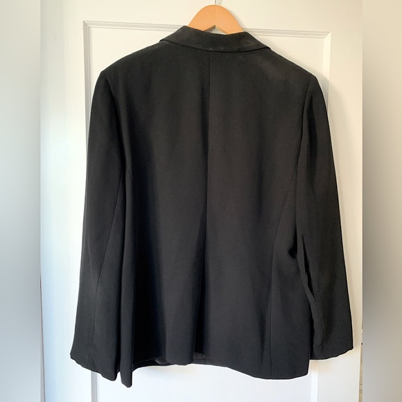 Anne Klein black lightweight tailored suiting US14W - Picture 4 of 4